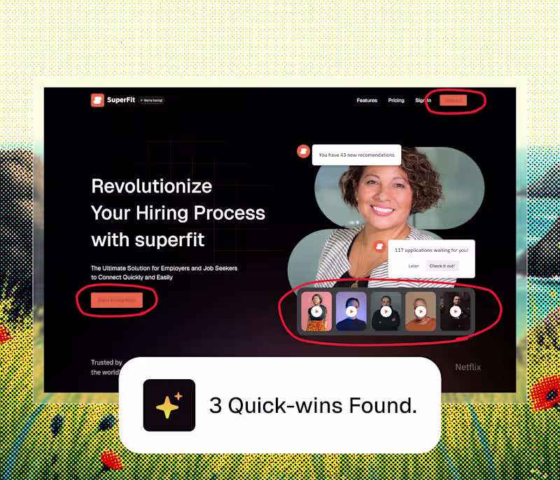 Cover image for Framer Landing Page Audit + Quick-Win Fix