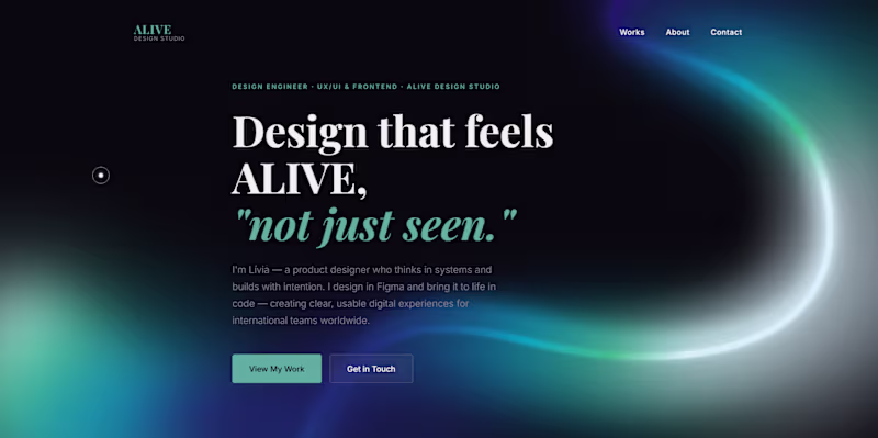 Cover image for ALIVE Design Studio — Designed