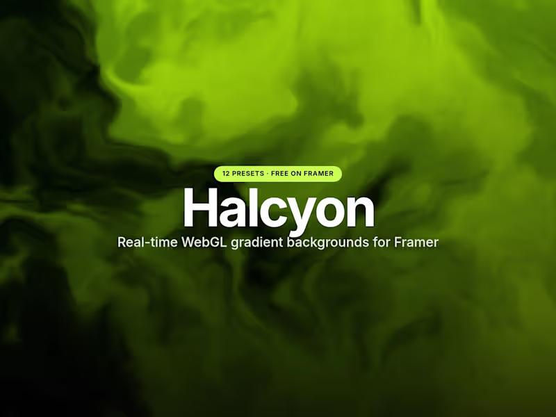 Cover image for Just shipped Halcyon — a