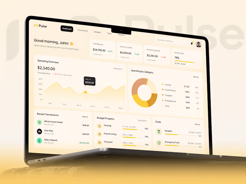 Cover image for Clean & Professional SaaS Dashboard Design