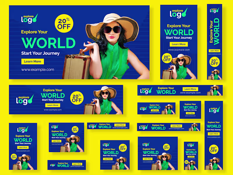 Cover image for Design HTML 5 banner ads for google adwords or adroll