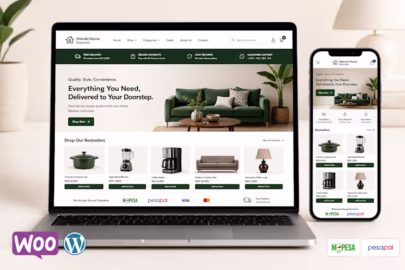 Cover image for WooCommerce E-Commerce Store on WordPress