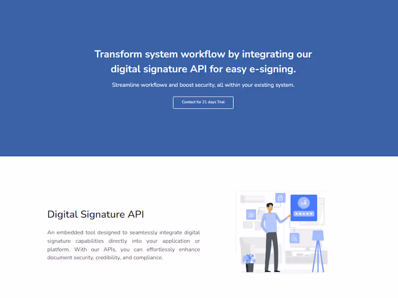 Cover image for Digital Signature - Secure & Seamless E-Signing Solution