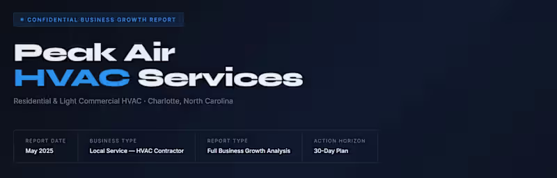 Cover image for Peak Air HVAC Services (Local