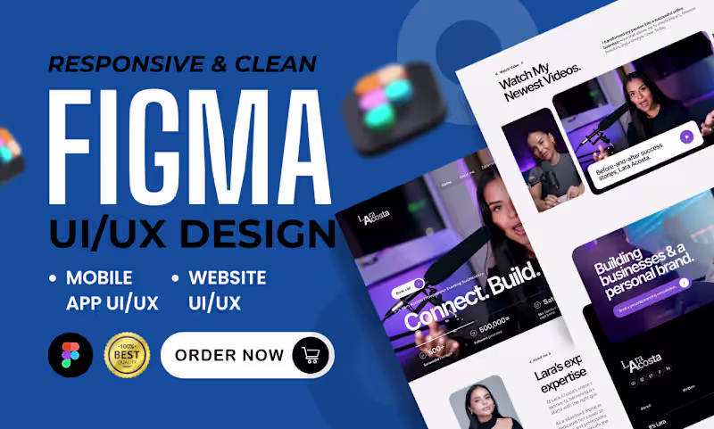 Cover image for Mobile & Web App UI Design + Prototyping
