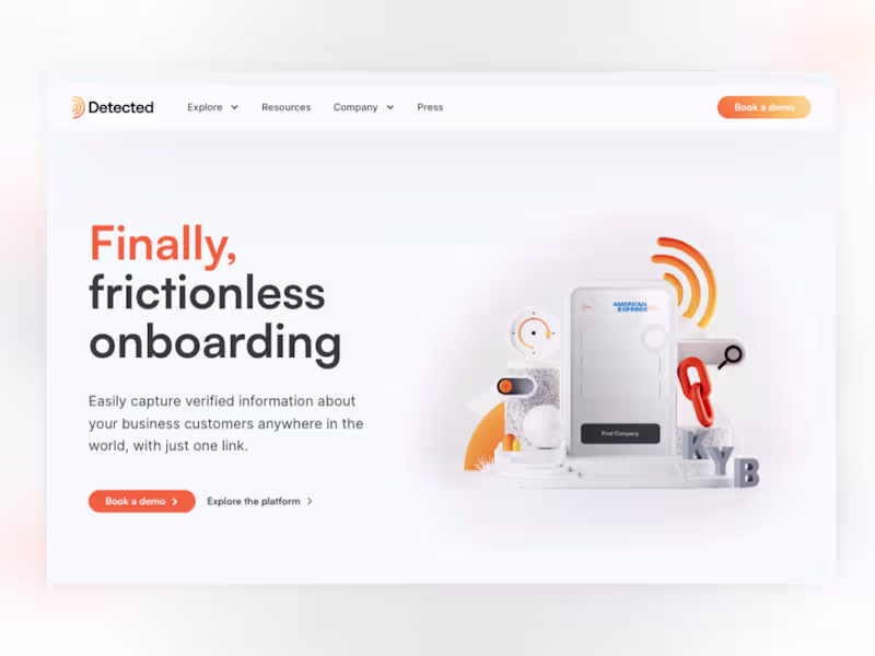 Cover image for Detected - Enterprise payment onboarding software