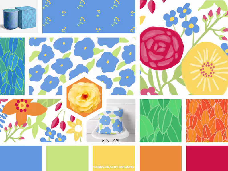 Cover image for Custom Pattern and Print Design Services by Chris Olson
