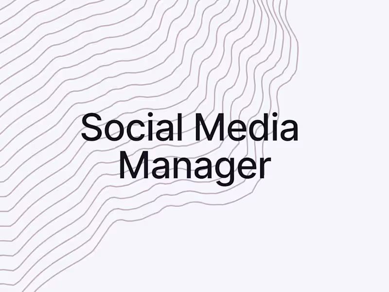 Cover image for Social Media Content Manager | Resort Brands