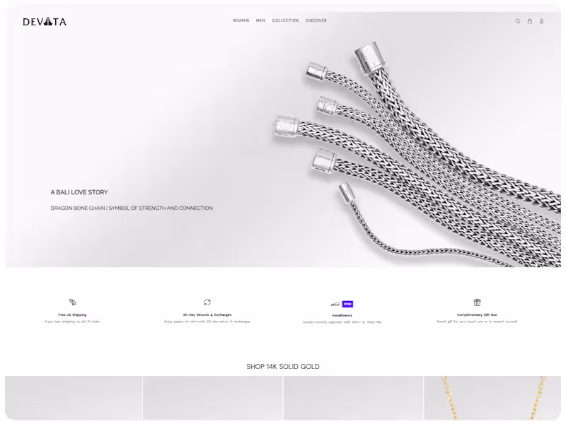 Cover image for Davata | Luxury Shopify Jewelry