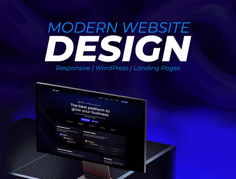 Cover image for I'll Build a Morden Web Design