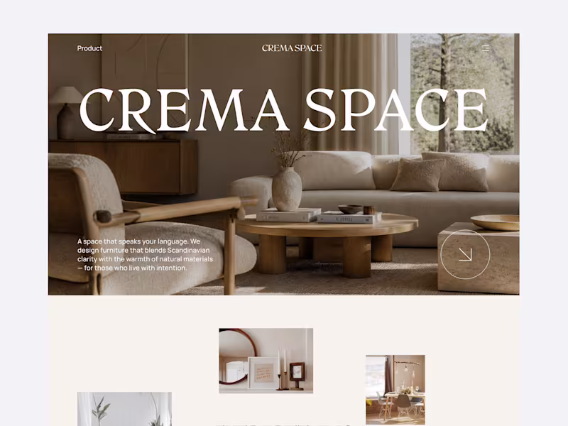 Cover image for Scandinavian Furniture E-Commerce Website Design