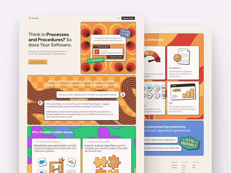 Cover image for Humble – Website Design