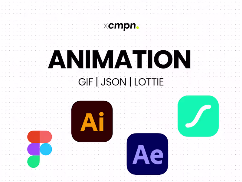 Cover image for Animation Lottie (GIF, JSON, MP4, dotLottie)