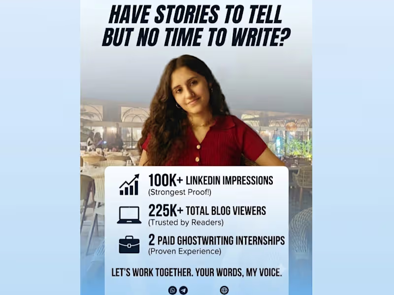 Cover image for GhostWriting & Content Consultation