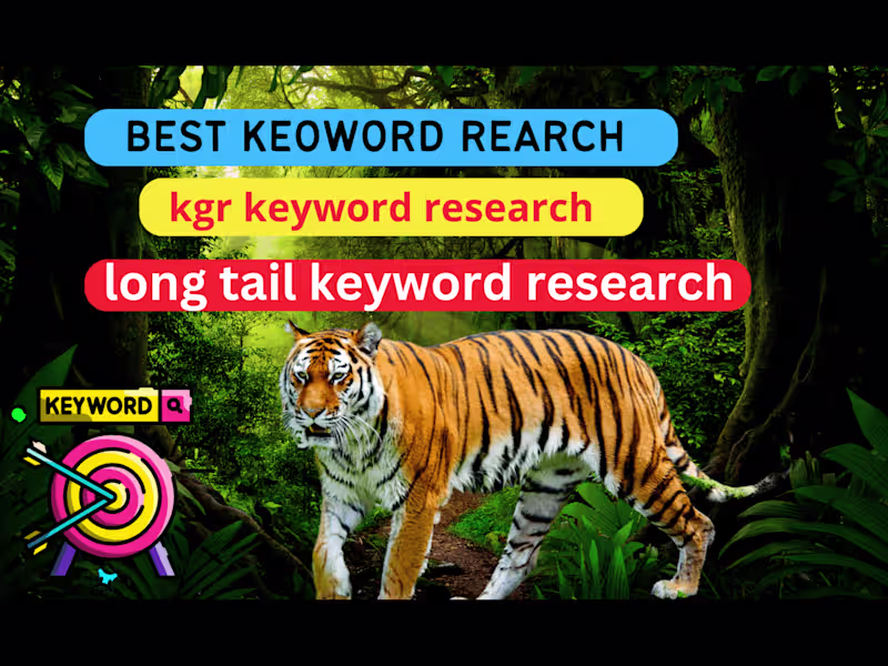 Cover image for keyword ranking research service
