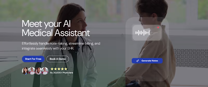 Cover image for ScribeMD – AI Medical Scribe Platform