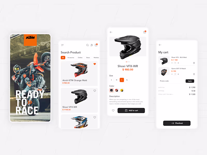 Cover image for KTM Mobile Store App