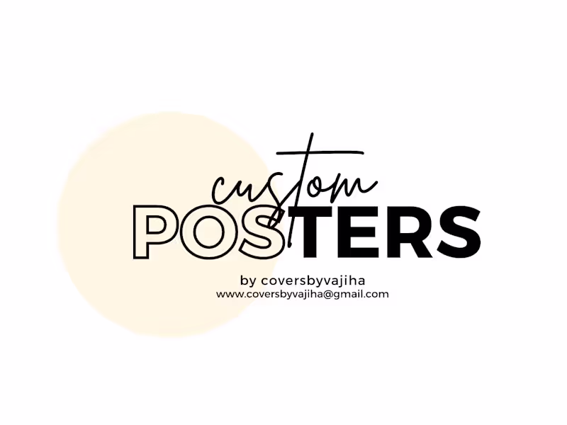 Cover image for —Custom Flyers/Posters
