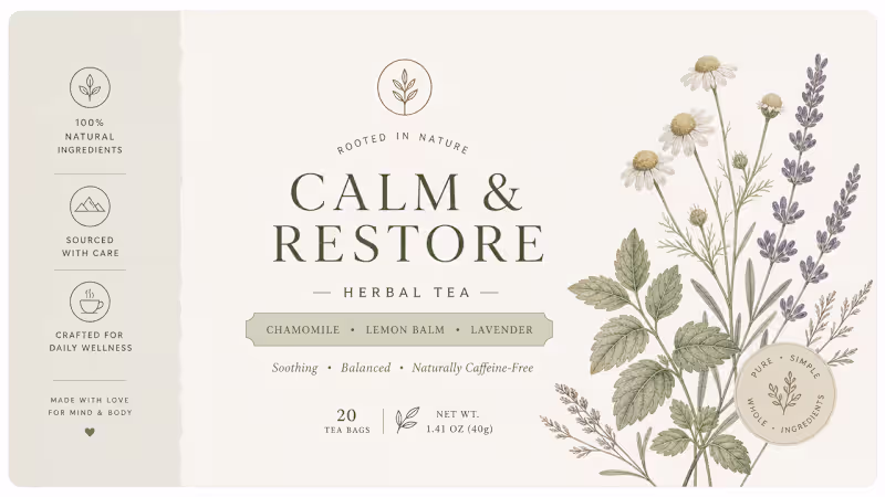 Cover image for I produced this product lebale
