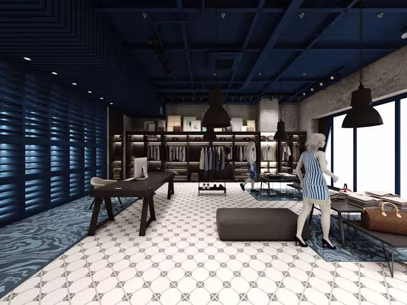 Cover image for Retail men’s clothing shop