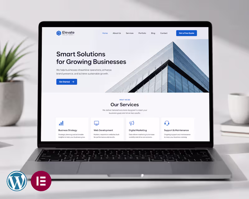 Cover image for Professional Business Website on WordPress