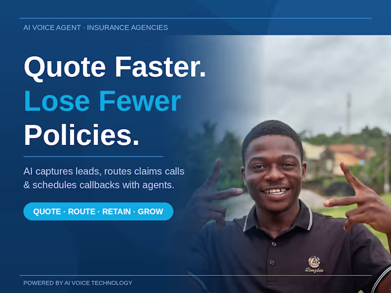 Cover image for Quote Faster, Lose Less — AI Handles Every Call
