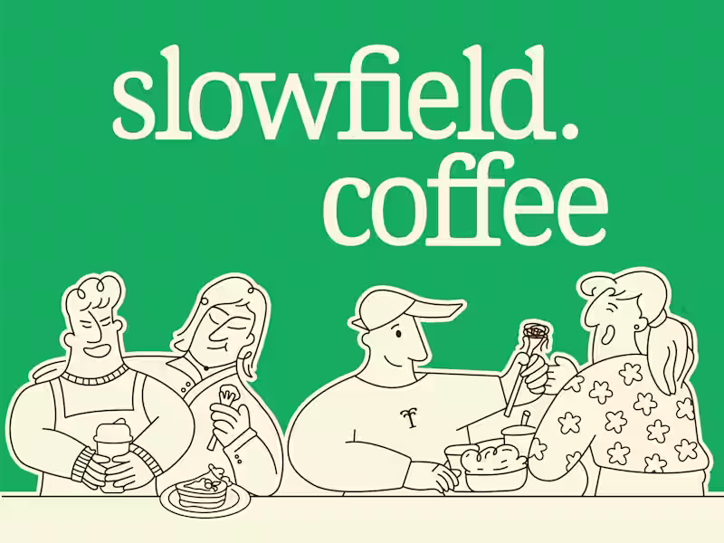 Cover image for SLOWFIELD.COFFEE - Indian Cafe Brand