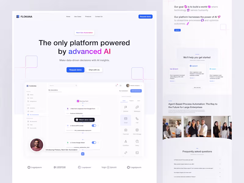 Cover image for SaaS Product Landing Page