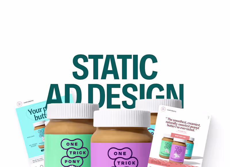 Cover image for OneTrickPony - Static Ad Design