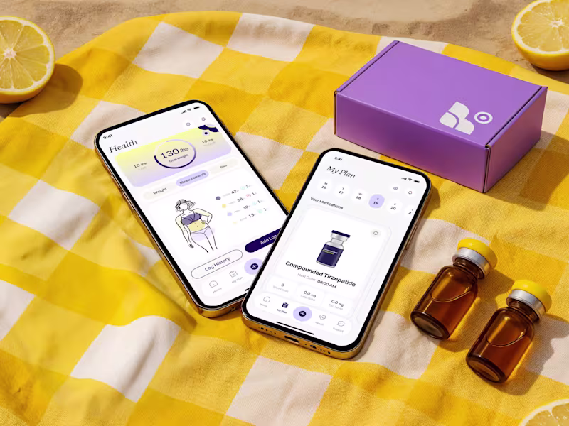 Cover image for HealthCare Mobile App - Weight Loss App - UI/UX Design