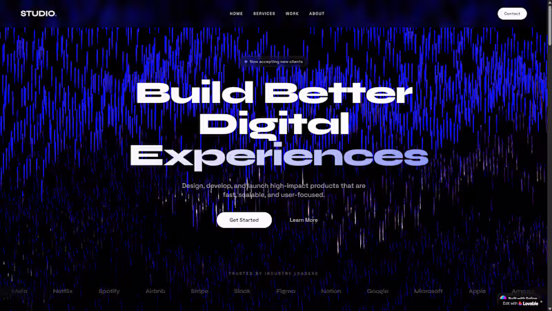 Cover image for Spline Inclusive Interactive Landing Pages