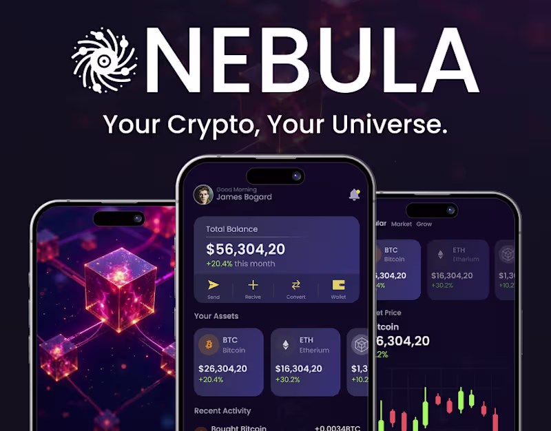Cover image for Nebula Crypto Wallet Mobile App