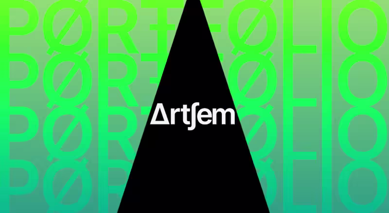 Cover image for Portfolio Web & Brand Designer Δrtʃem