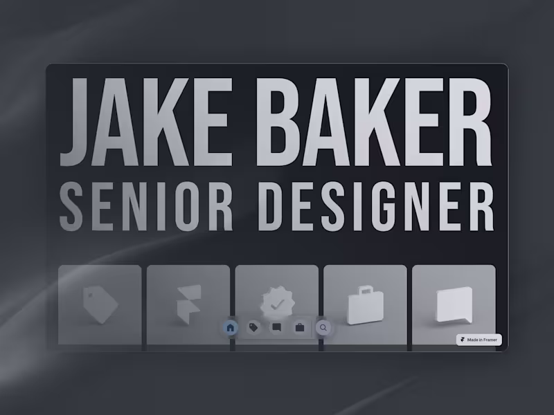Cover image for Jake Baker – Digital Goods Website Template
