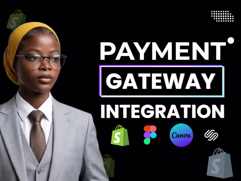 Cover image for Payment Gateway Integration for Shopify & Squarespace Stores