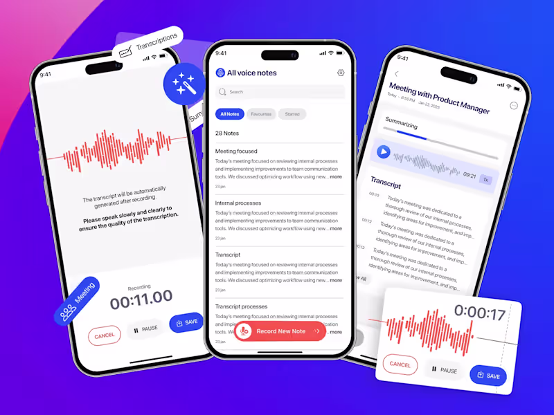 Cover image for AI Voice Notes — Smart