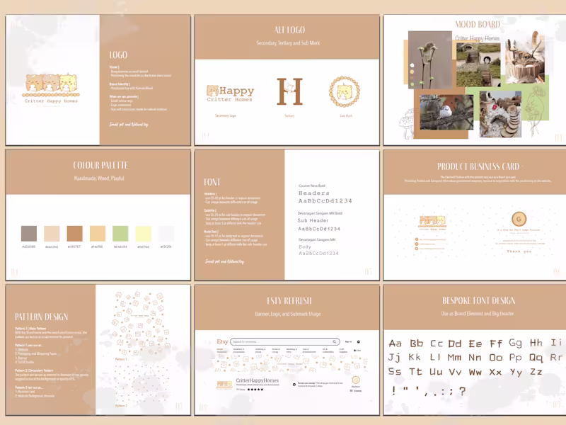 Cover image for Branding Live Project | Critter Happy Home 