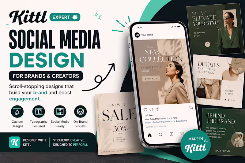 Cover image for Social Media Design with Kittl for Brand Growth