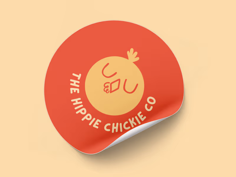 Cover image for The Hippie Chickie Co 🐣 Brand Ideation + Design 