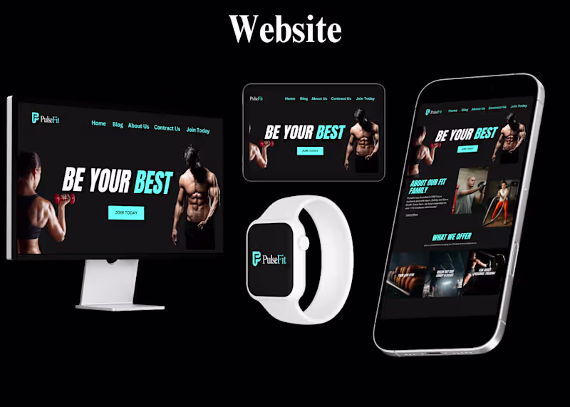 Cover image for Branding for PulseFit :: Behance