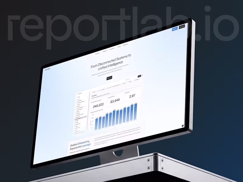 Cover image for Framer Website Design & Development for ReportLab