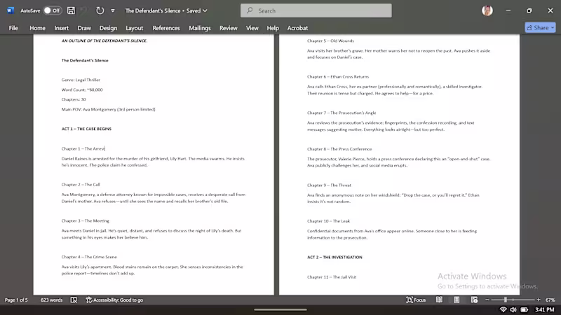 Cover image for Outlines, are built for clarity,