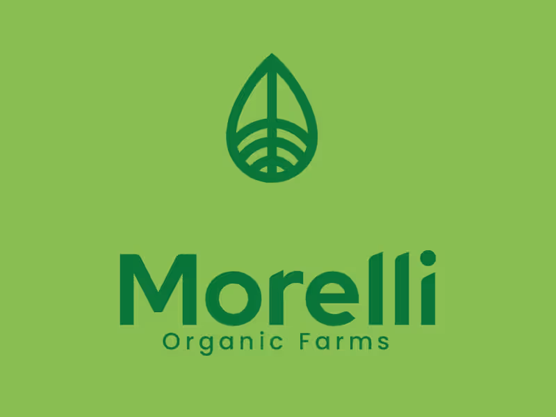 Cover image for Morelli Organic Farms brand identity design