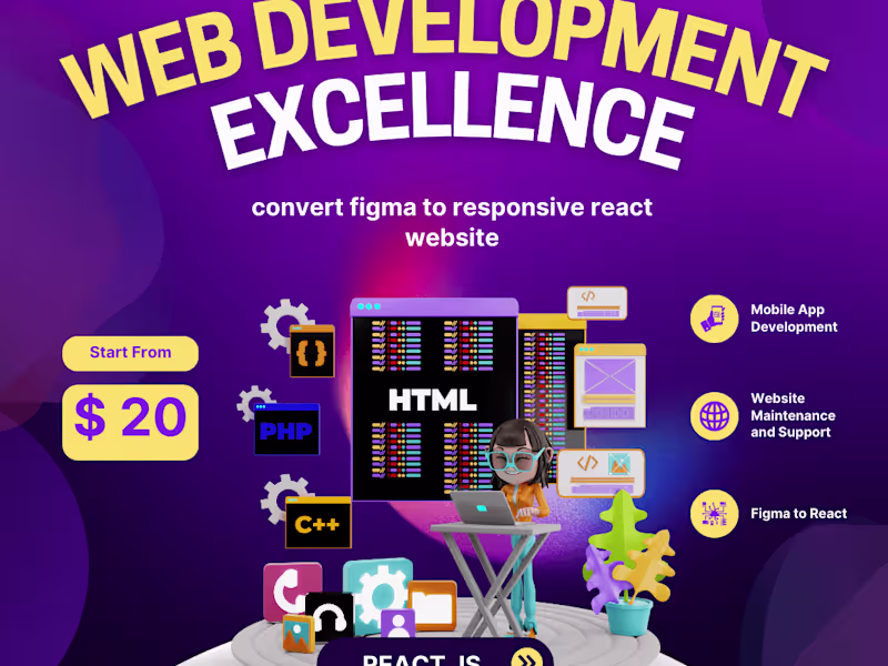 Cover image for Expert React.Js Developer | Typescript | Javascript | Redux