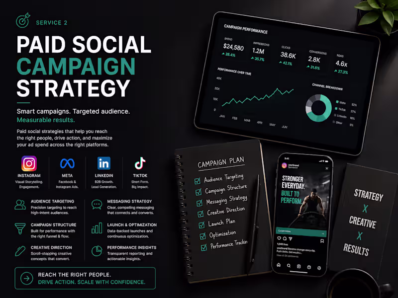 Cover image for Paid Social Campaign Strategy