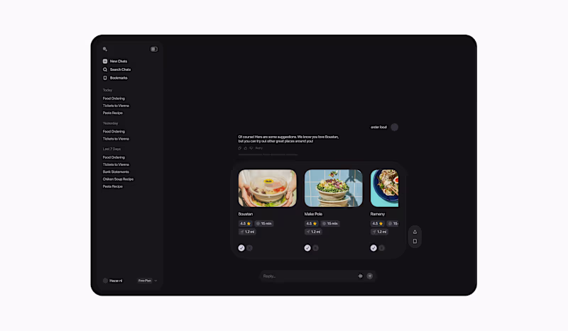 Cover image for AI chat UI