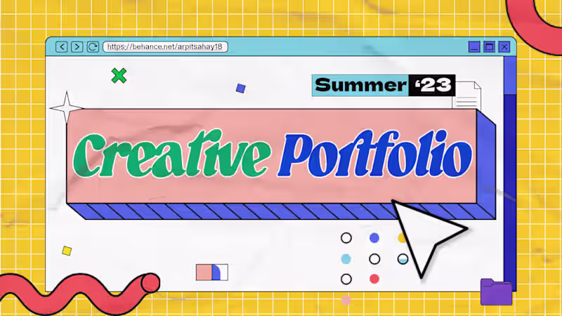Cover image for Arpit Sahay - Creative Portfolio Summer '23