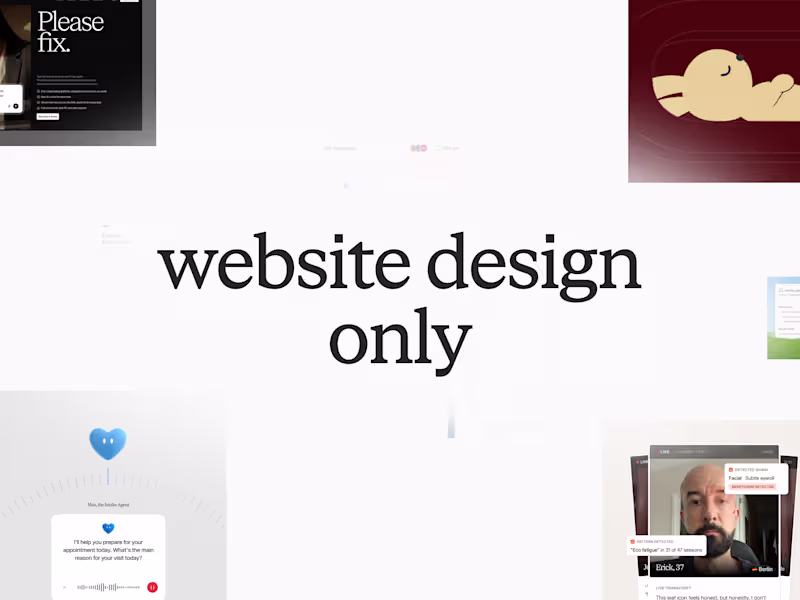 Cover image for Website Design Only