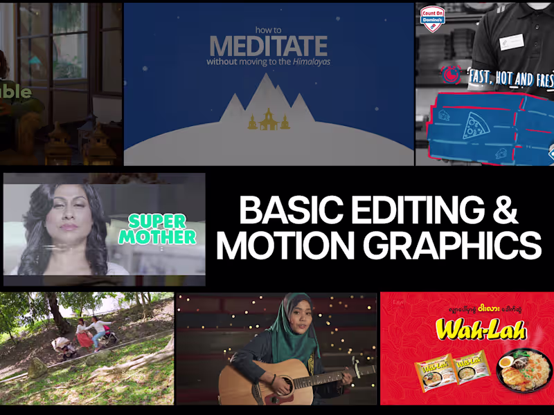 Cover image for Basic Editing & Motion Graphics