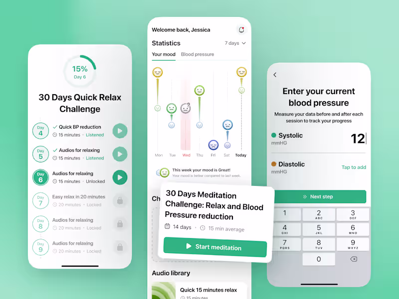 Cover image for UI/UX Design for Wellness App